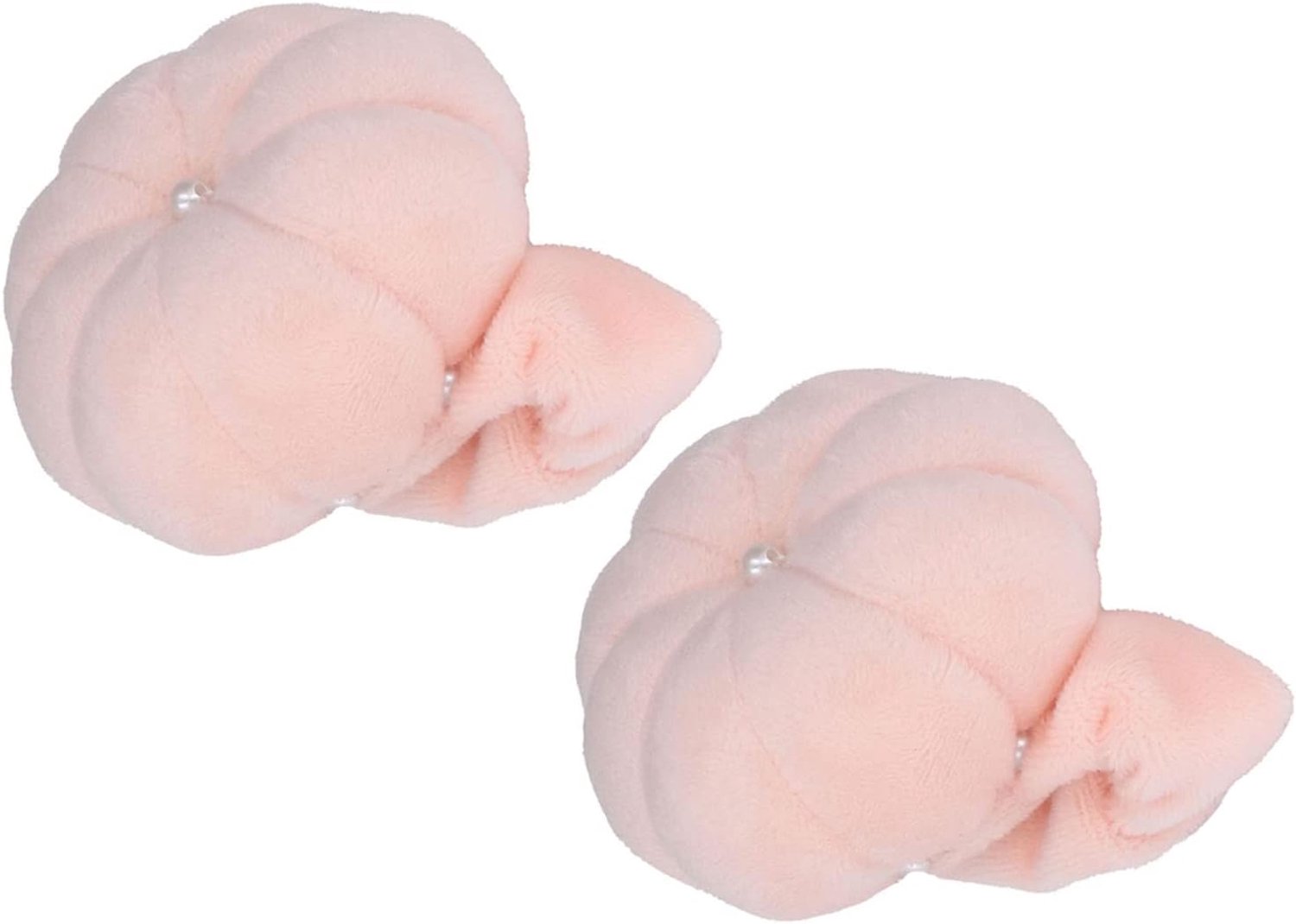 Pompoenvorm Schattig Speldenkussen voor Naaien met Polsbandontwerp, Draagbare Speldenkussens voor Handwerk 2 Stuks de Meeste Scènes