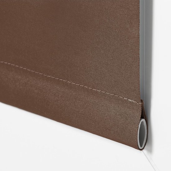 Sonello Verduisterend Rolgordijn Zonder Boren 120 x 130 cm Bruin — afbeelding 4
