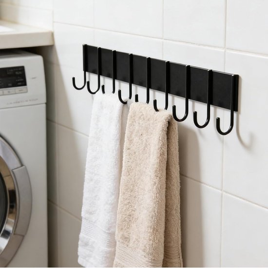 3 Stuks Delige Magnetische Wasmachine Organizer met Zware Metalen Manden Handdoekhaken Universele Wasruimte Opbergrek zonder Boren voor Wasmachines Keukens Koelkasten — afbeelding 3