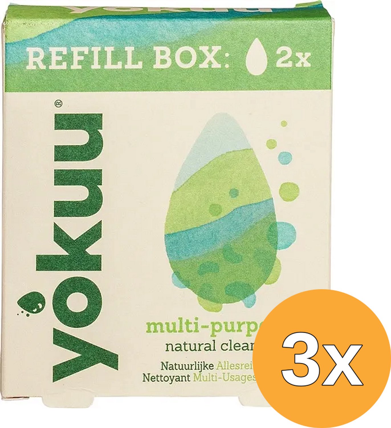 3x Yokuu Allesreiniger Refill (2 stuks)
