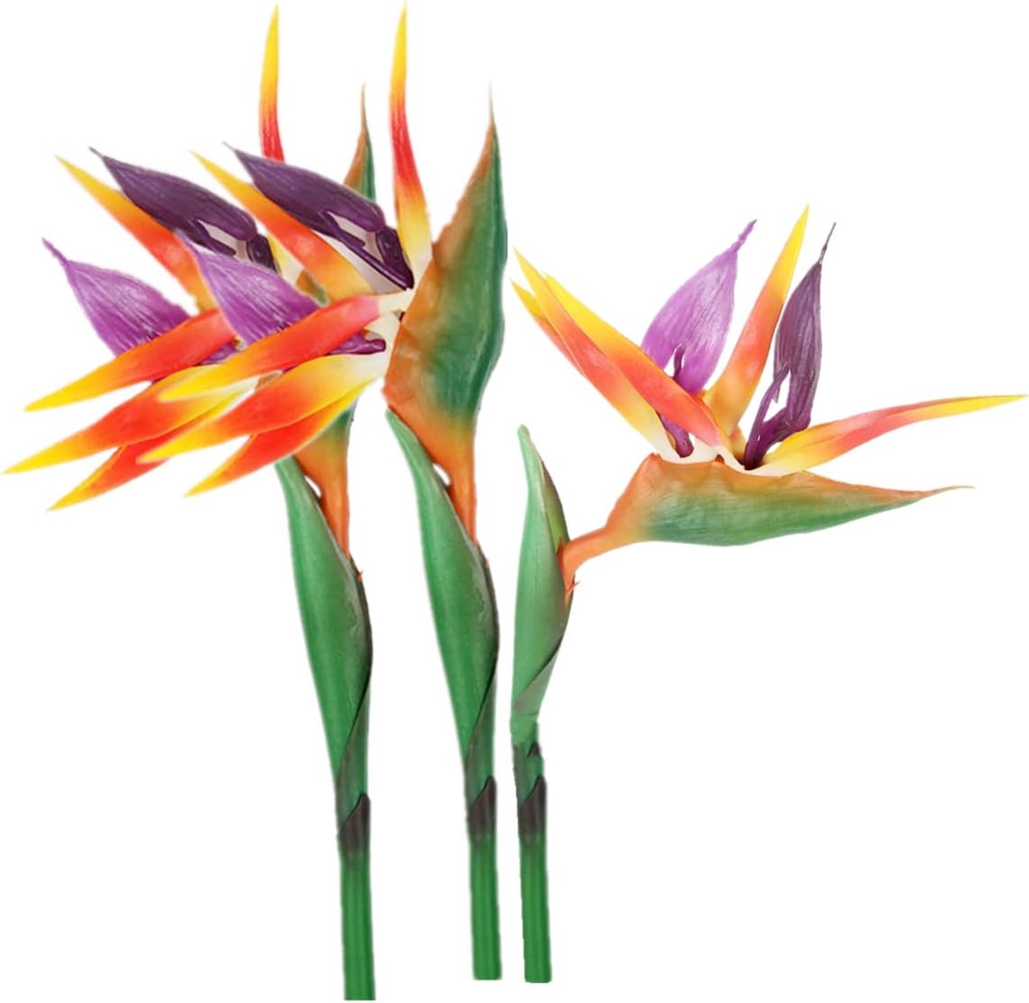 Artificial Bird of Paradise 29 Inch - 3 Stuks - Zachte Rubber PU - Perfect voor Thuis en Kantoor - ShopVlot