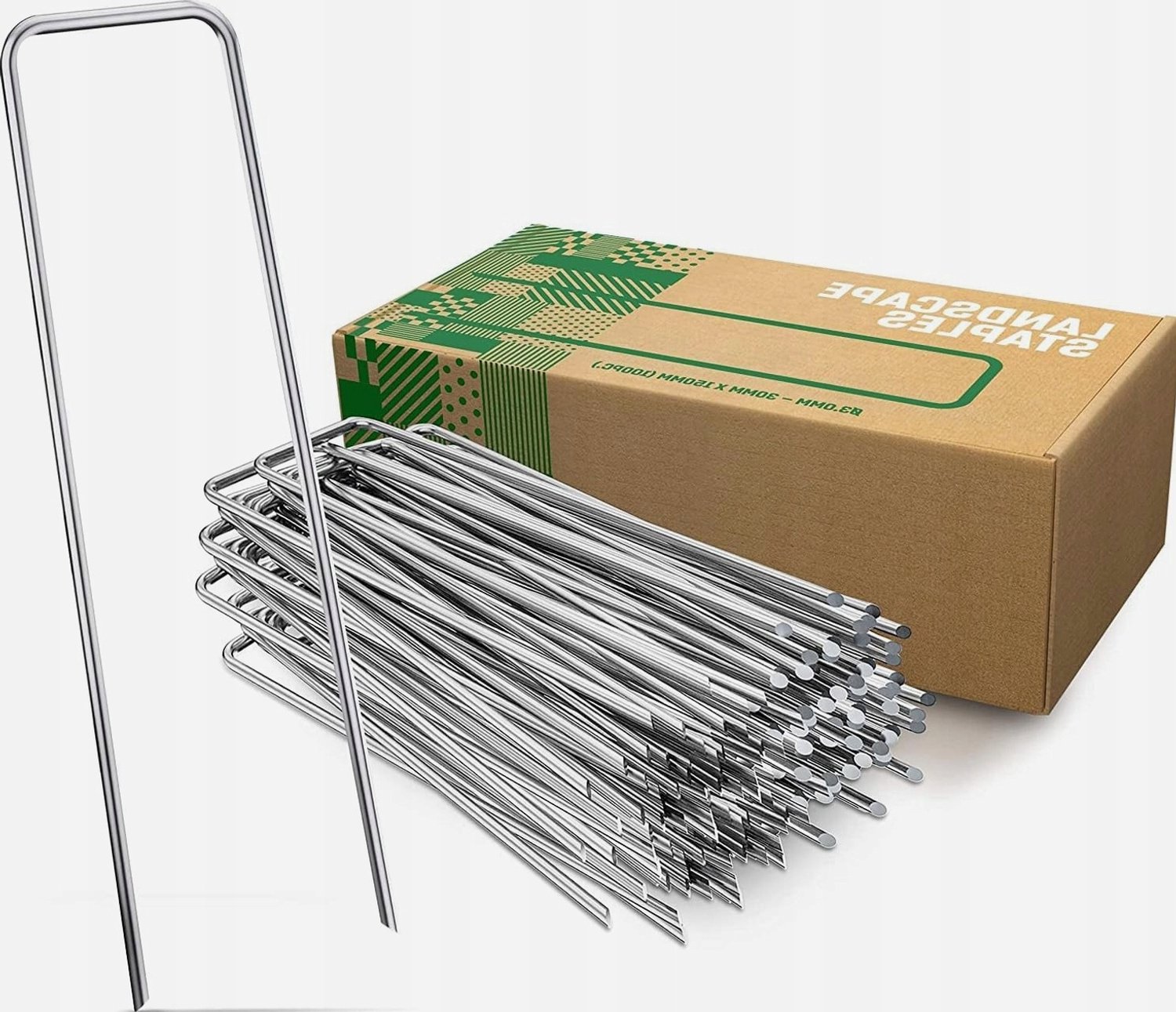 100x Grondankers 150mm Verzinkt Staal - Stabiele Bevestiging