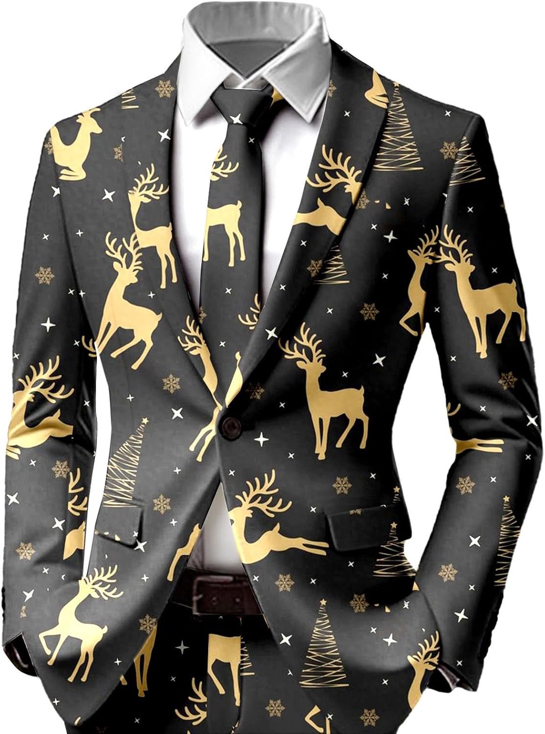 Générique Bedrukte jas voor feestjes, elegante outdoorkleding voor feestjes, modieuze winteroutfit voor avondkleding