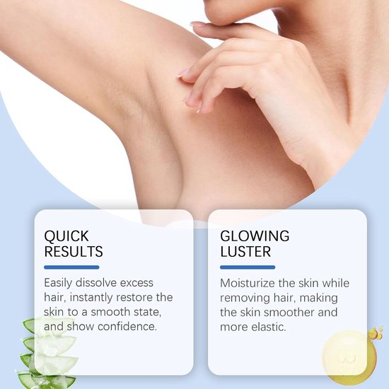 2 Stuks Pijnloze Ontharingsspray, Spray die Haargroei Remt, Body Hair Removal Cream, Vertraagt Haargroei, Ontharing van Oksels en Benen, Geschikt voor alle Huidtypes — afbeelding 2