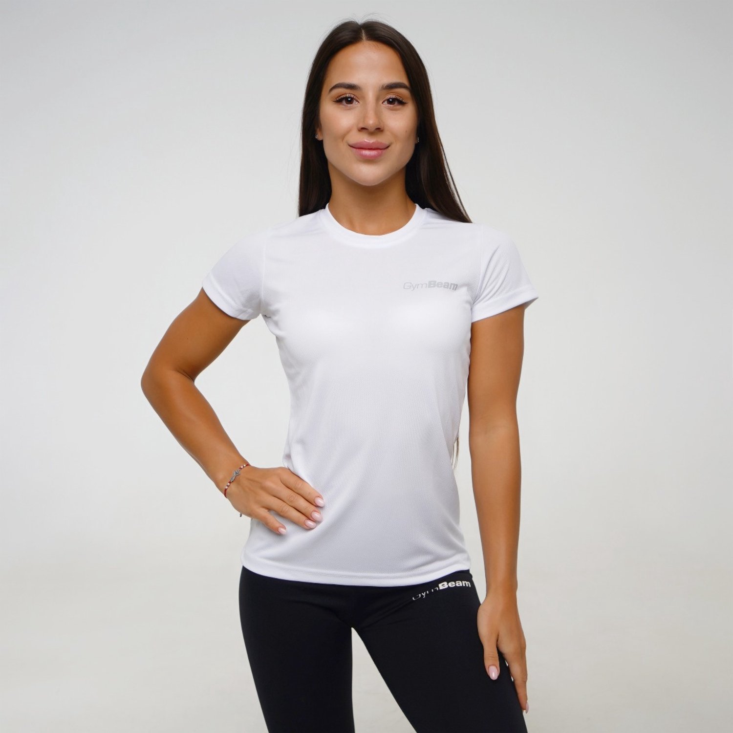 GymBeam Dames-TRN T-shirt Wit S