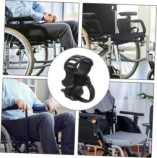 2 Stuks Rolstoelaccessoires Krukhouder Scootmobiel Wandelstokhouder Wandelstokhouder Voor Rollators Rolstoelen Wandelstokstandaard Wandelstokaccessoire Ondersteuning — afbeelding 3