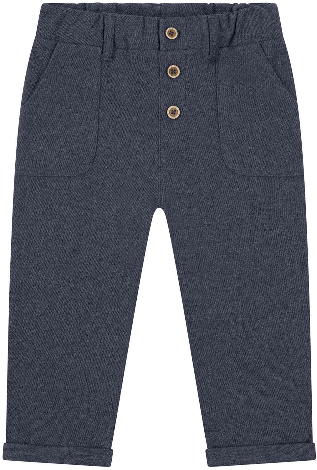Sweet Petit baby broek Roef - jongens - Dark Blue Melange - Maat 80