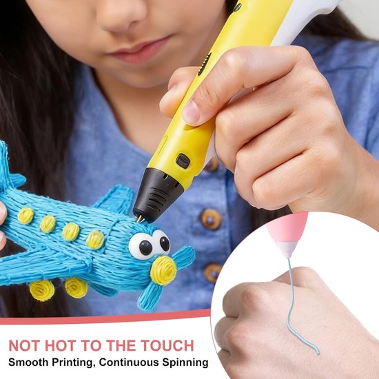 160 stuks 3D Doodler Pen navullingen, 3D Printing Pen Filament, Filament Vullingen PLA Draden, 3D Filament Vullingen PLA voor 3Doodler PCL, 32 Kleuren Elke Kleur 75cm, met 22 pagina's Fotoalbum en — afbeelding 3