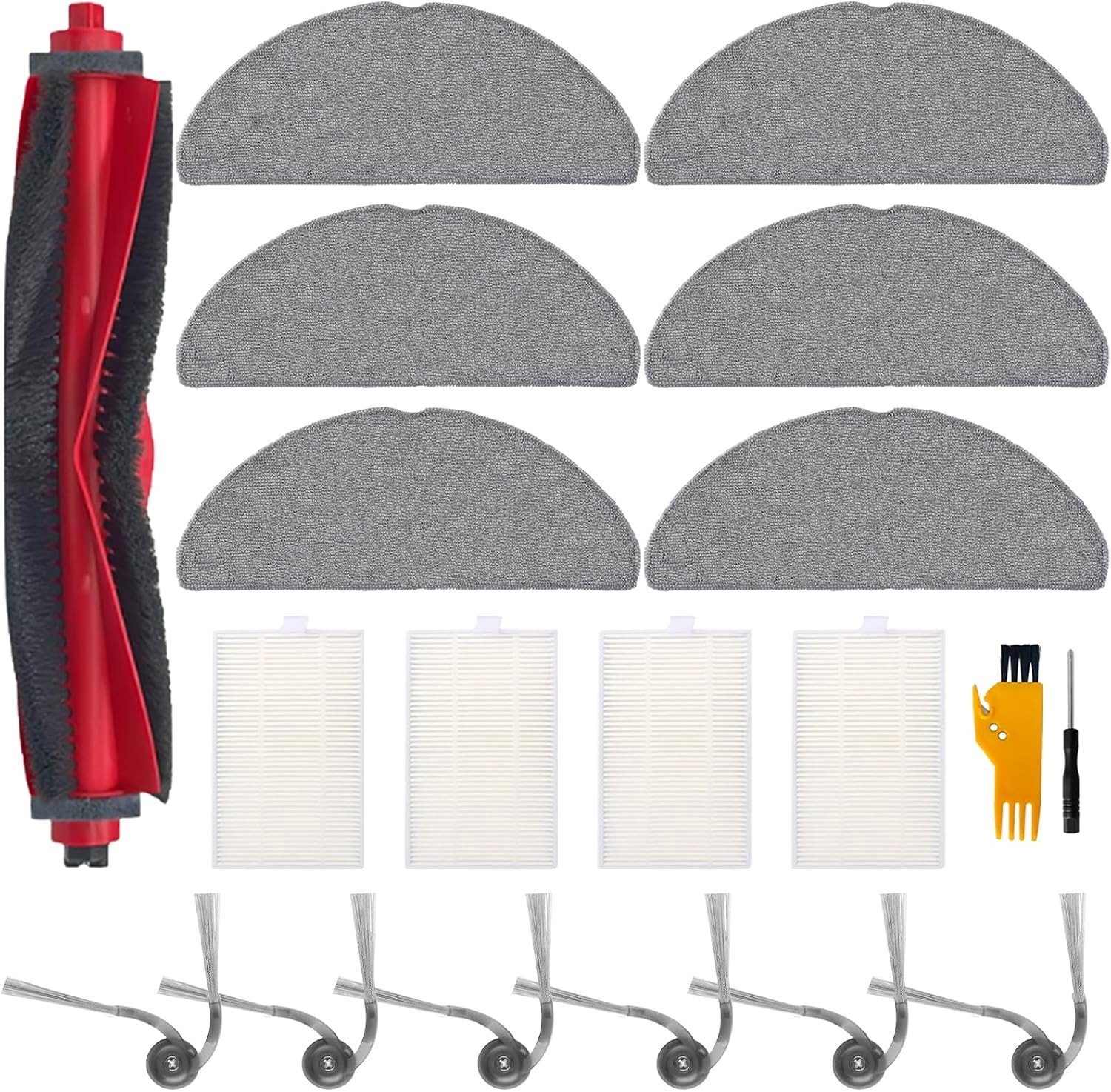 Accessoires voor Robotstofzuiger Q7 L5+/M5 /L5 / M5+ - Stofzuigeronderdelen, Vervangfilters en Borstels