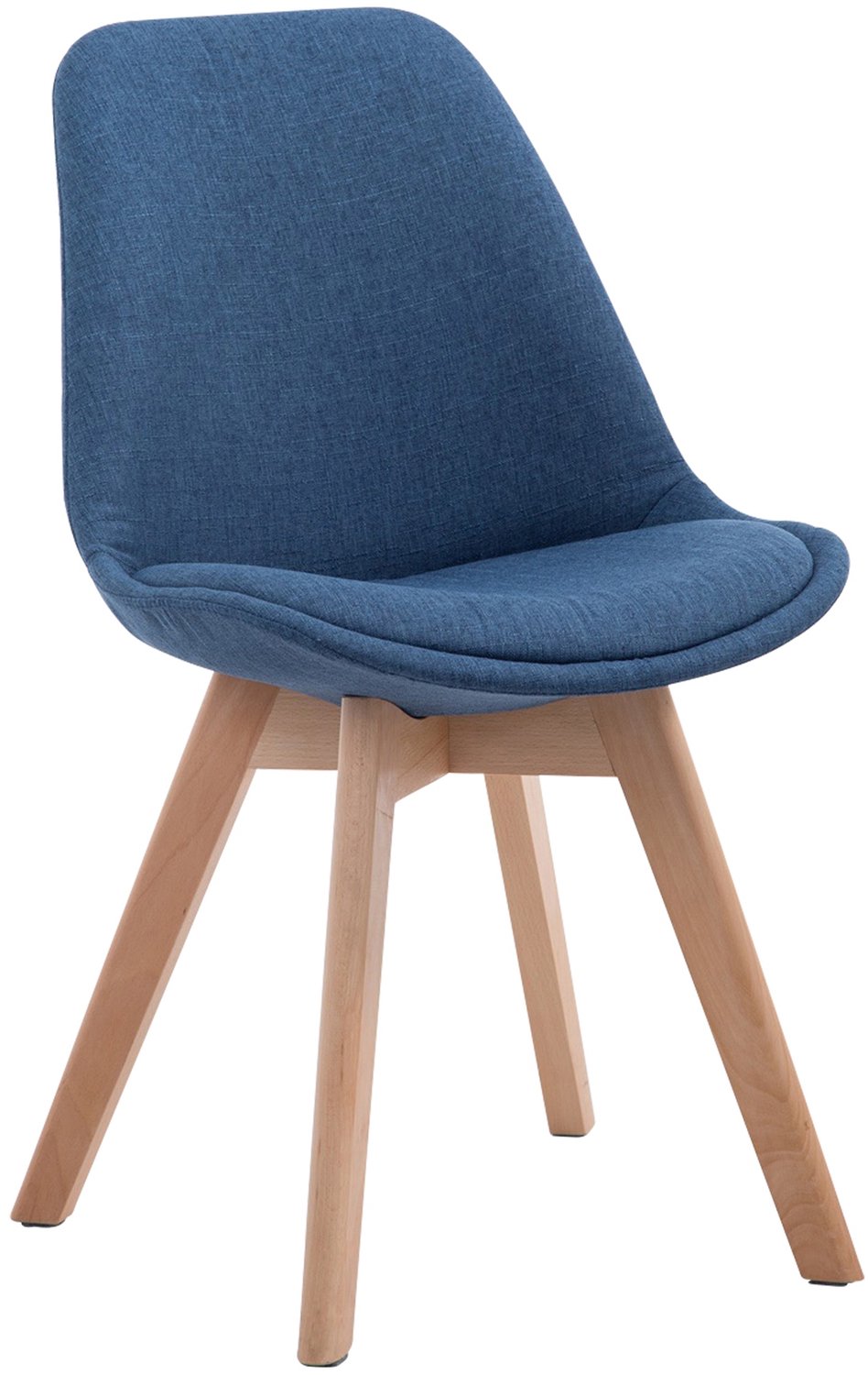 Luxe Comfort Bezoekersstoel - Stof - Blauw