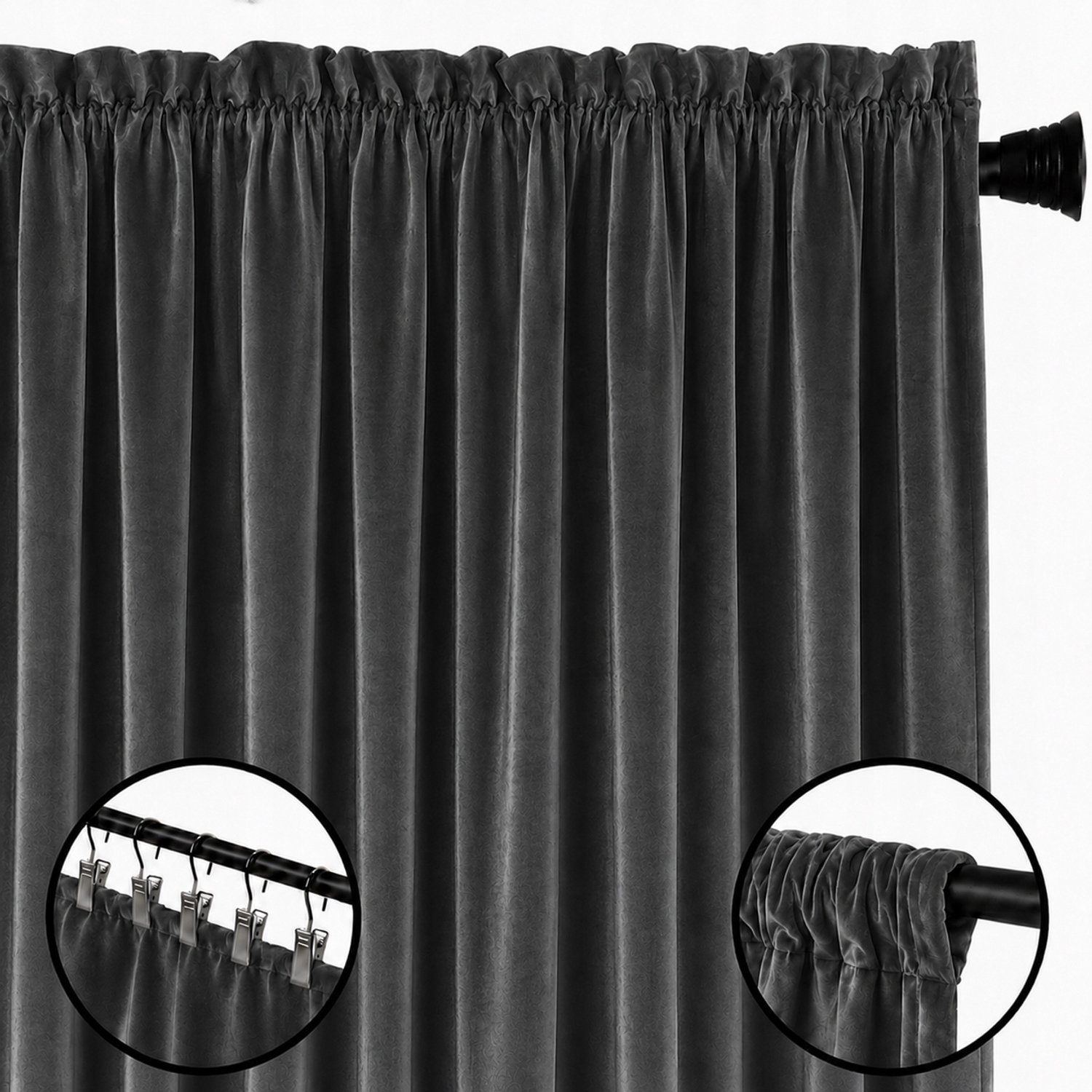 Luxe Velours Gordijn 140x270cm - Verduisterend & Sfeervol
