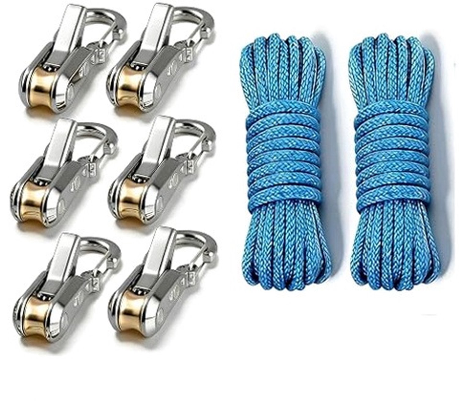 2x Spanlijnen met Rolspanner voor Hamac & Transport