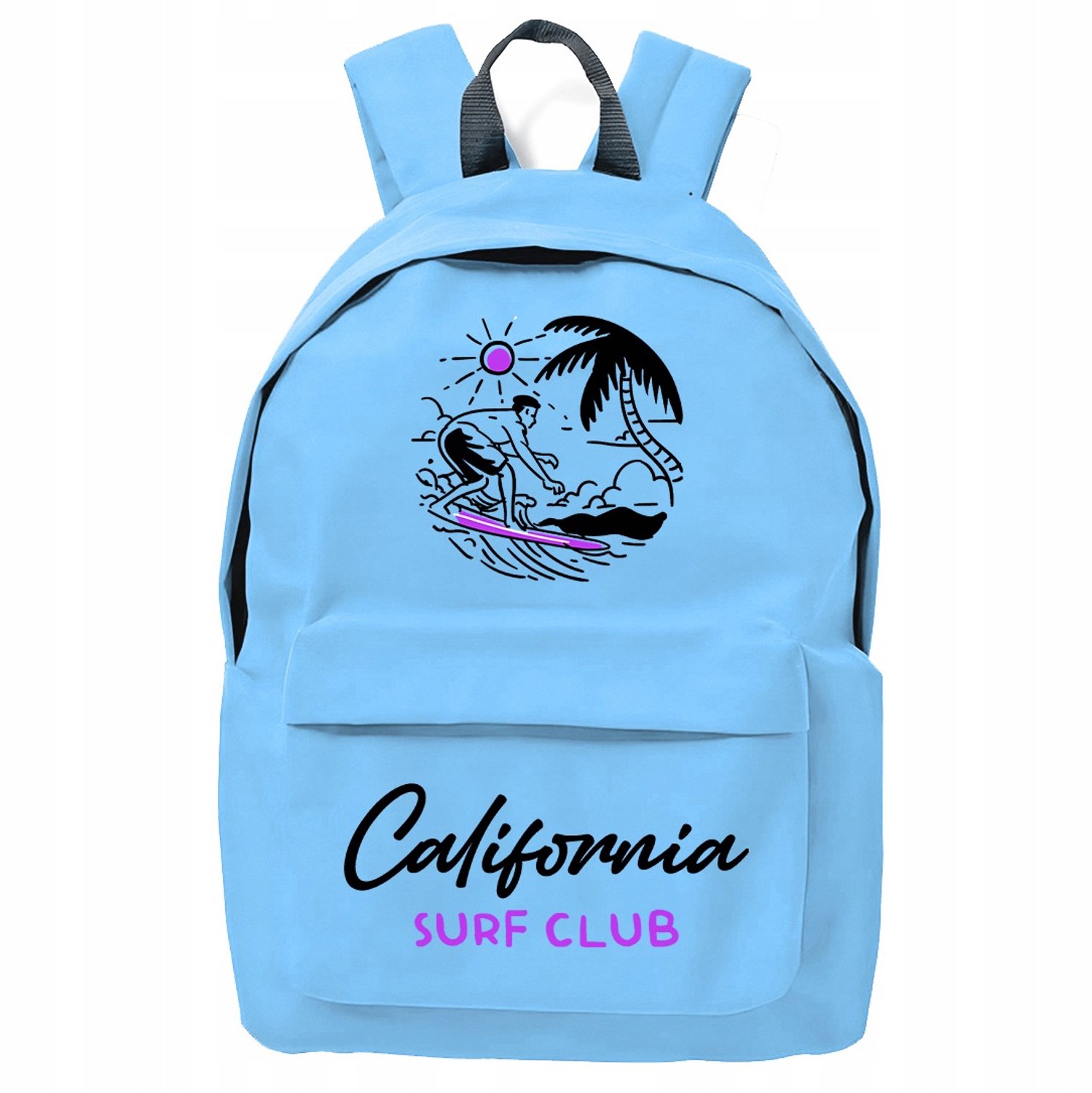 Reisrugzak 20L Blauw California Surf Club - Perfect voor Vakantie & Vliegtuig