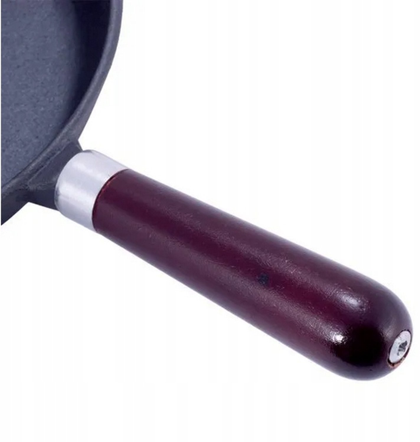 Zware Gietijzeren Koekenpan 24cm - Diep, Geschikt voor Inductie