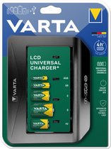 Varta LCD Universele Batterijen Oplader - Snelladen & Groot LCD-scherm