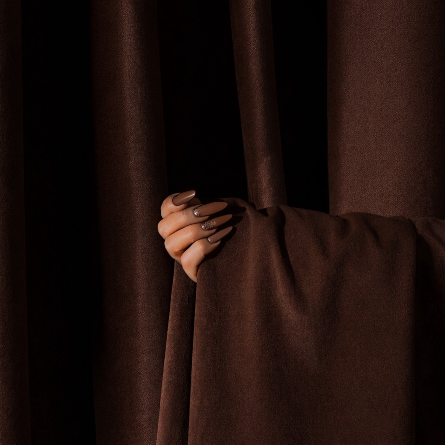 PRESTIQUA Verduisterende Gordijnen Salon Bruin Matt Velvet 800x220cm