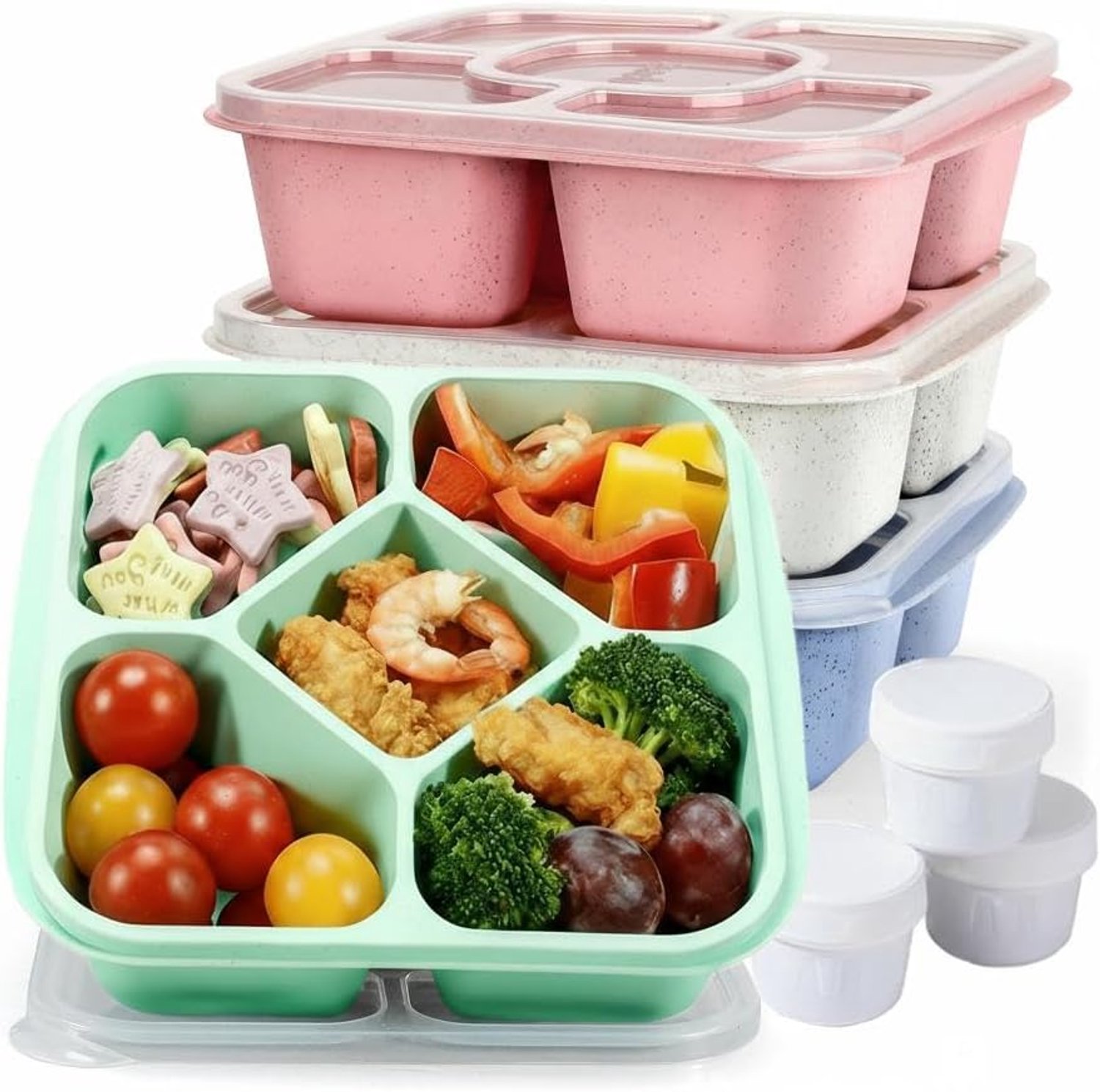 Lunchbox Lunchbox Snack-Lunch Meisjes School Kind Volwassenen Lunchbox Plastic Bento Snacks Kinderen Snacks Luchtdichte container voor Voedsel Ontbijt Kantoor Lunchbox