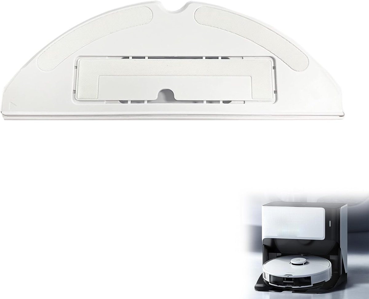 Geschikt voor Roborock S7/T7S/T7S Plus/G10/S8 - Mopplaat - elektrische dweilhouder (wit)
