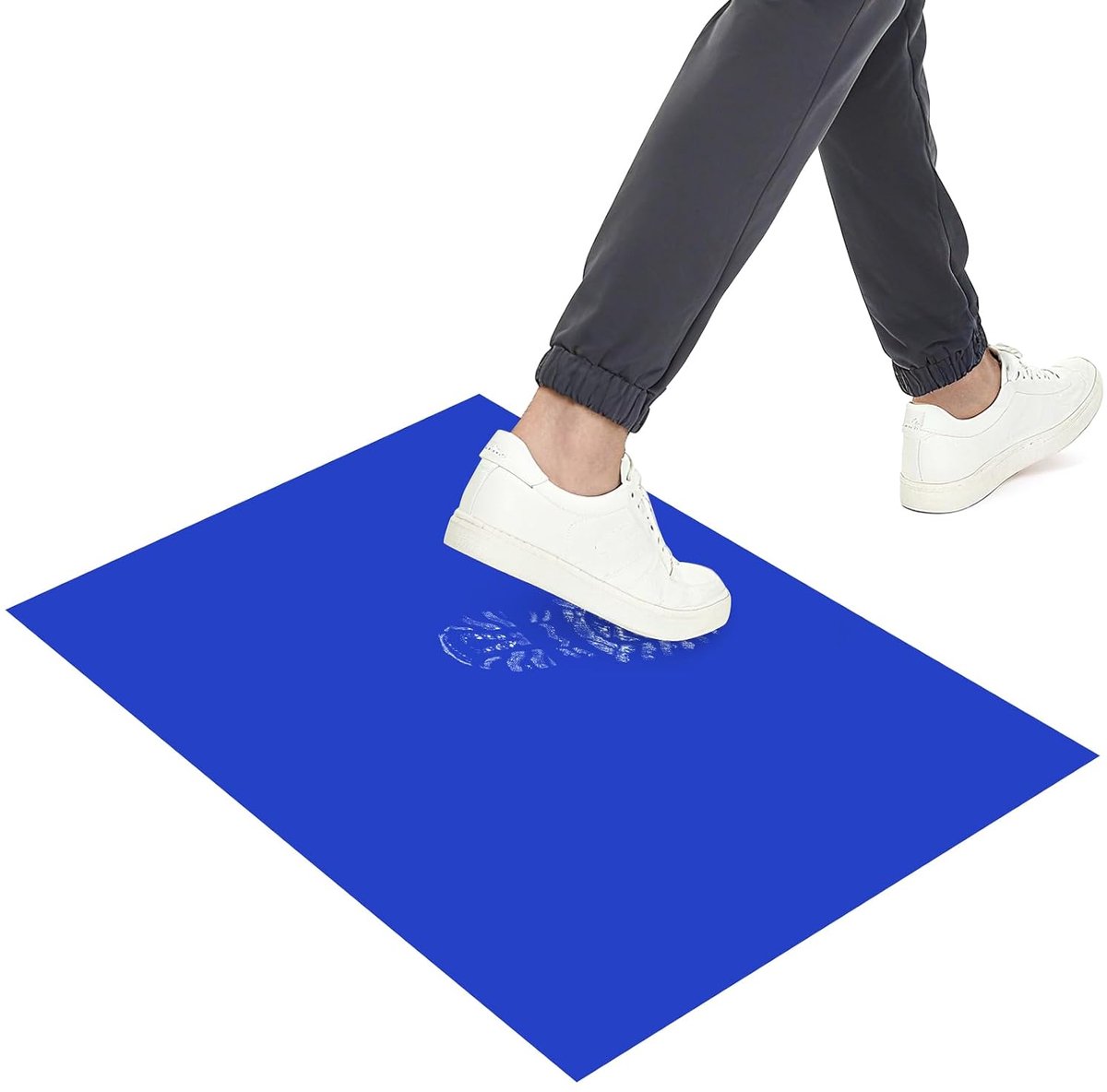 Vloerplakkerige matten, 180 vellen (6 blokken à 30 vellen), 60 x 90 cm, zelfklevende zelfklevende stofvrije kleefmat, reiniging voor thuis, laboratorium, kantoor, ziekenhuis, bouw