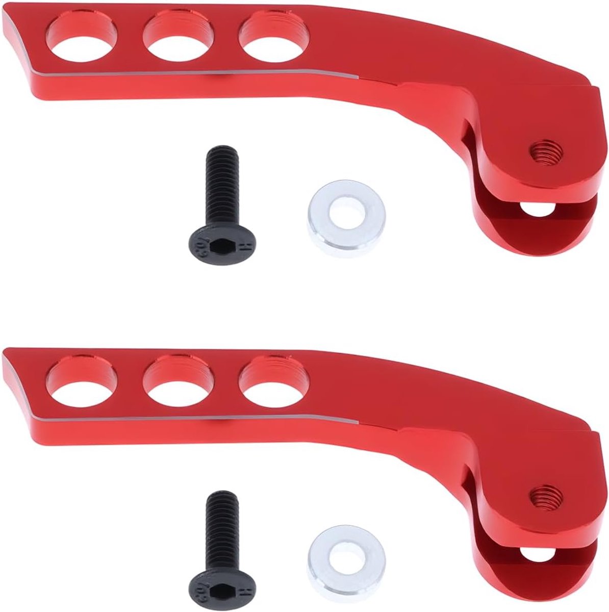 2 stks Rode RC Zender Neck Strap Balance Gewichten met Sluitringen en Bouten Compatibel met Futaba 8FG 14SG T8J 6EX