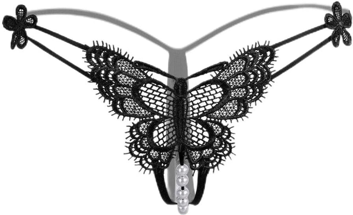 Lingerieset voor dames, van kant, satijn, babydoll en string, strakke look A126