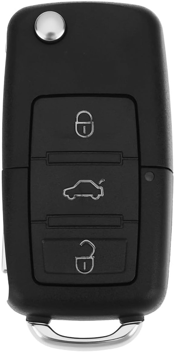 1 st 3 Knoppen Flip Afstandsbediening Sleutel 434 MHz 1K0959753G compatibel met Volkswagen Golf 5 compatibel met Jetta 1K2