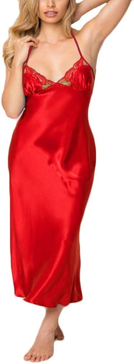 Lingerieset kant satijn babydoll transparant grote maat dames body ondeugend zacht feest nacht charme A119