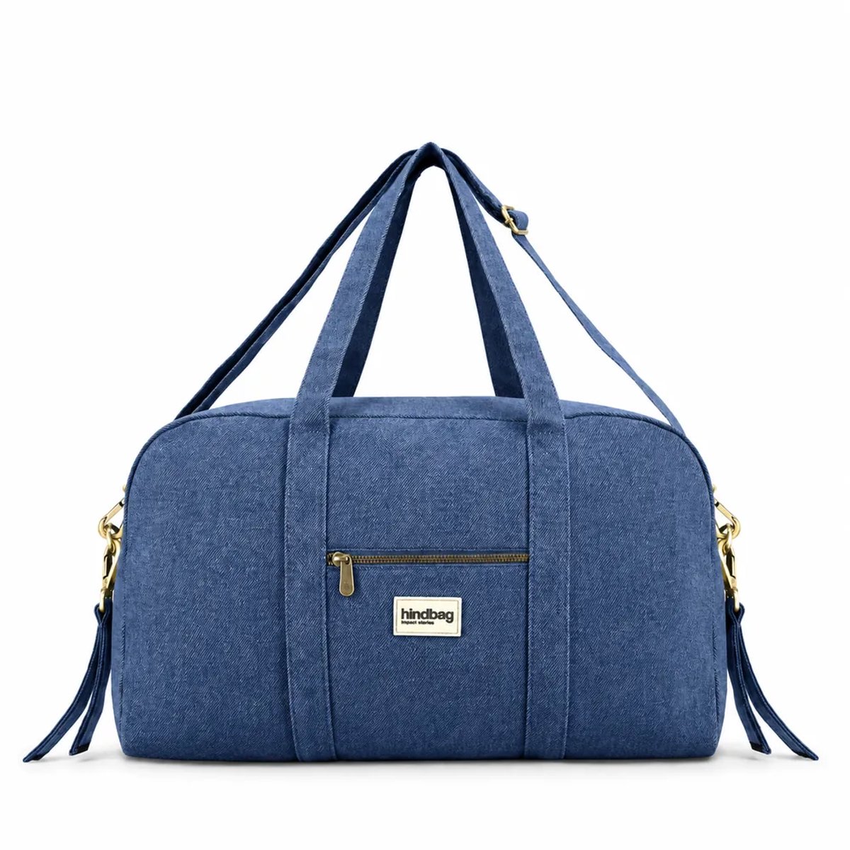 Hindbag luiertas Basile denim blauw - biologisch katoen