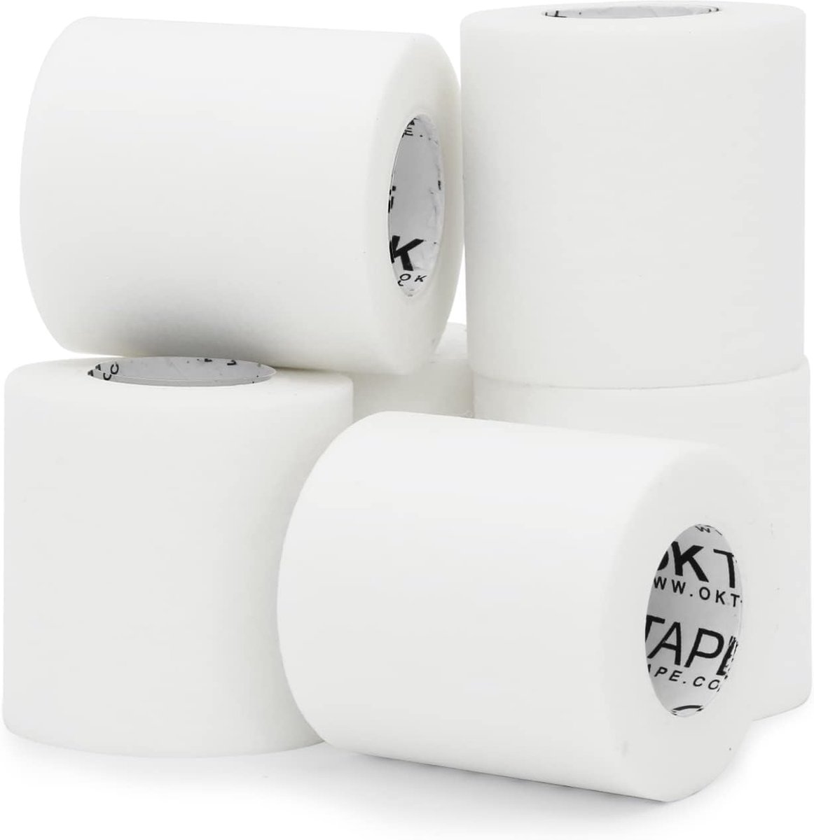OK TAPE 6 rollen medische plakband, 5 cm x 9,1 m, medisch chirurgisch verband plakband, rolpleisters, hypoallergeen - ShopVlot