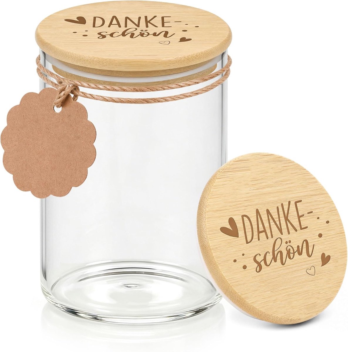 Collega's, 850 ml voorraadpot met gravure
