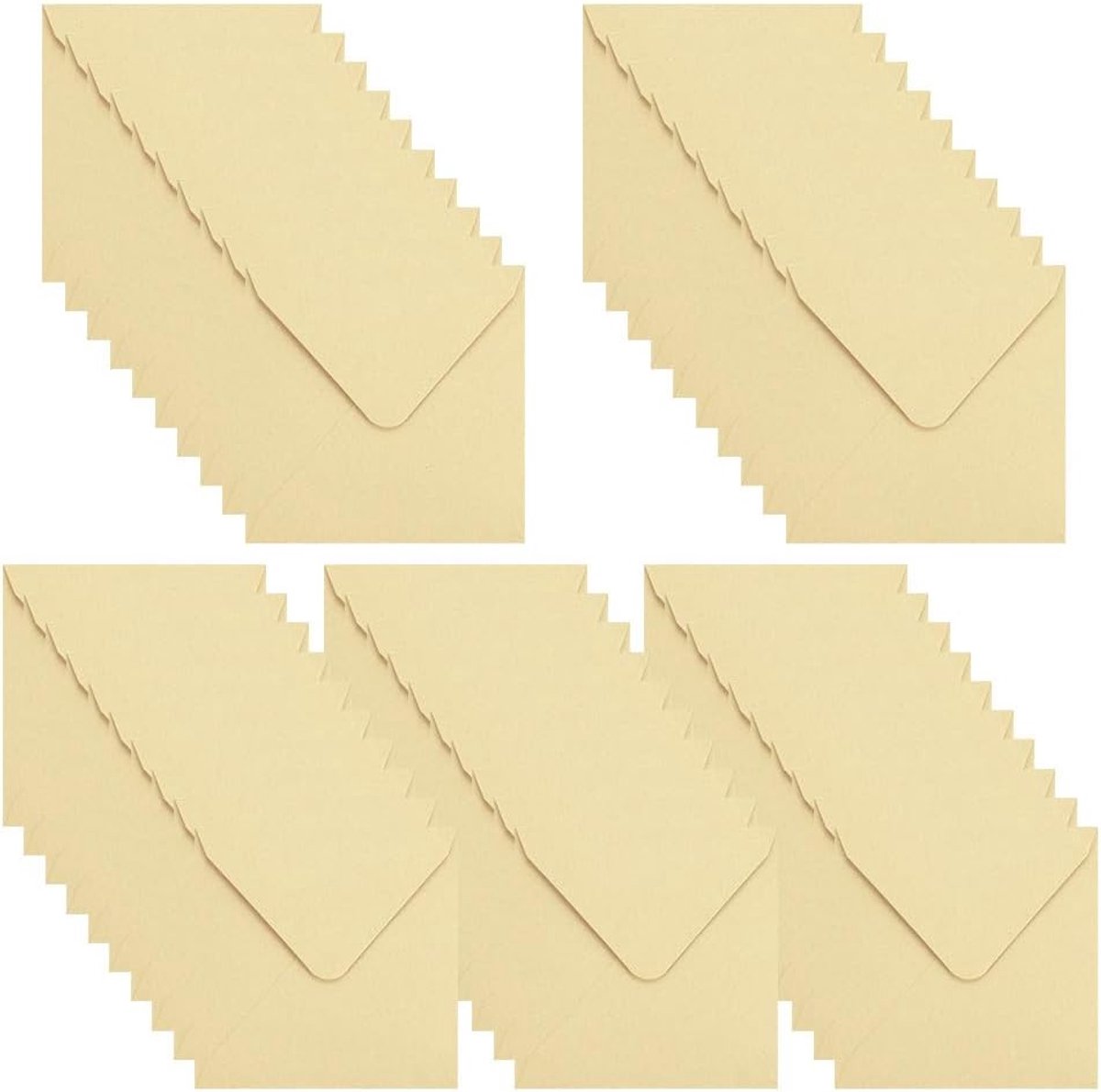 50 Stuks Mini Enveloppen, Geschikt voor Bruiloften en Feestdagen
