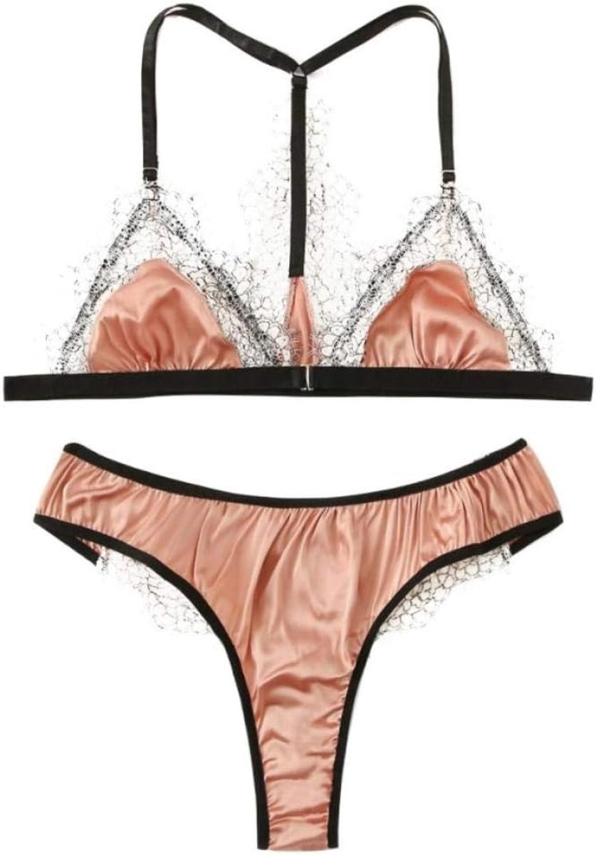 Babydolls, nachtjaponnen & negligés Vrouwen Sexy Kant Erotische Lingerie Naadloze Ondergoed Verleiding Beha Slips Porno G-String Kostuum