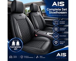Stoelhoezen Opel Insignia B - Complete set - Zwart kunstleer - AIM