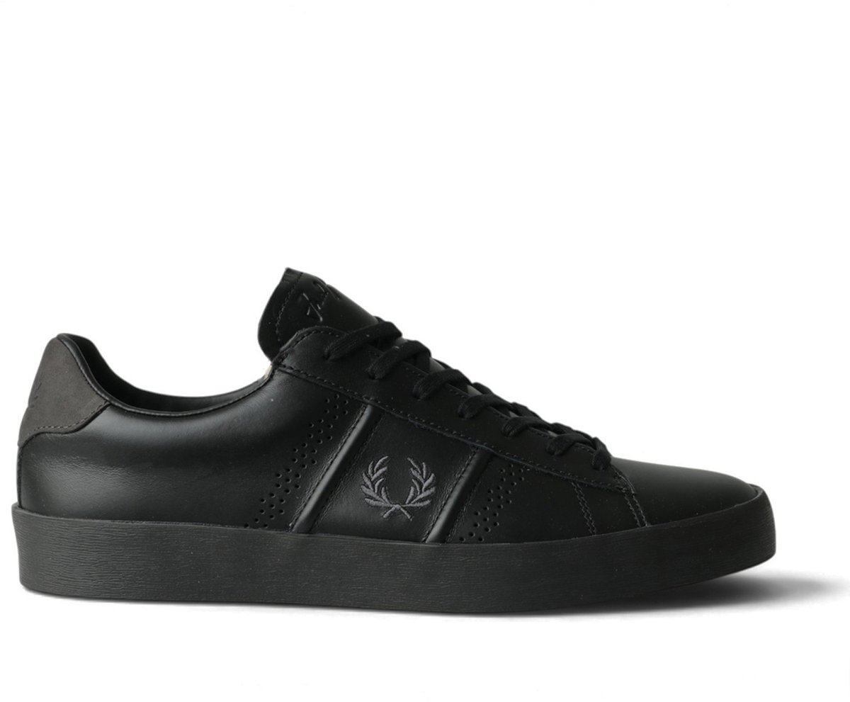 Fred Perry Topspin zwarte leren sneakers