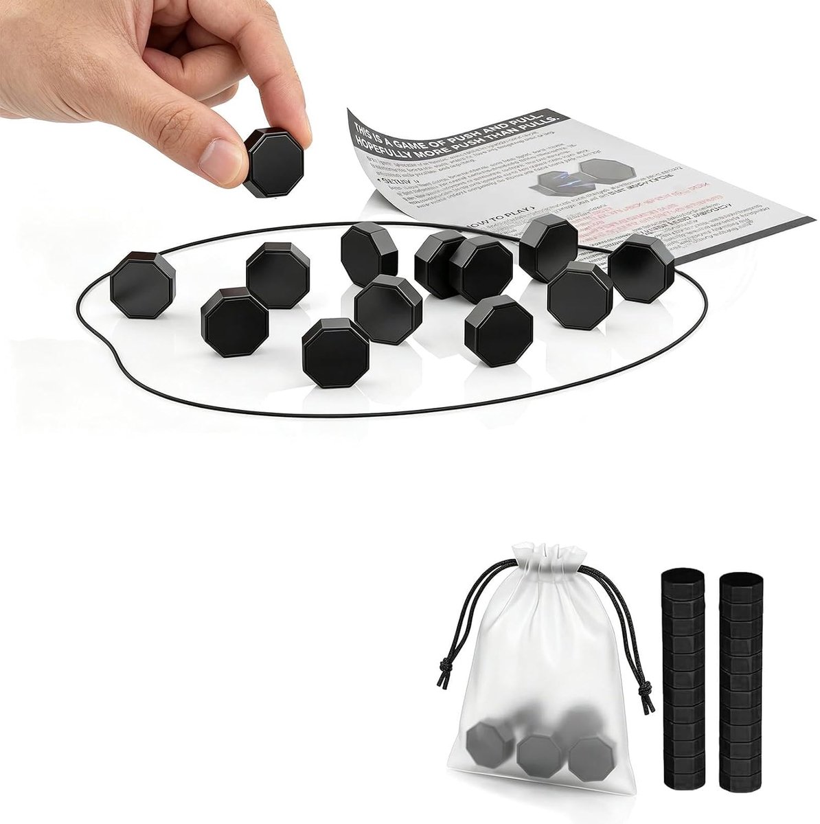 Touw, magnetische set, draagbaar, magneet- en touwset