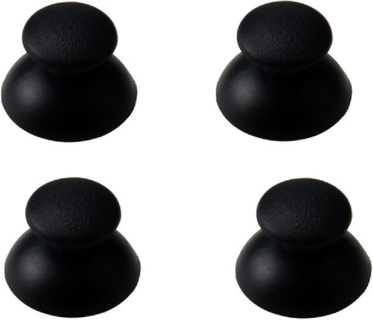 4 x analoge hendels van zwart kunststof voor Sony PlayStation 3 PS3-controller