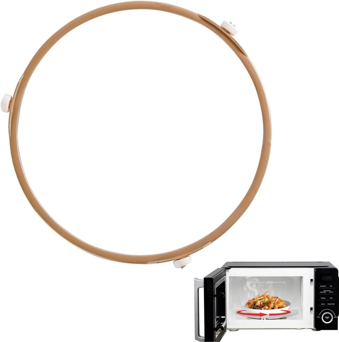 JFangZHZH Draaitafel voor magnetron, draaibare standaard voor magnetron, ring voor draaiplateau in de oven, voor - ShopVlot