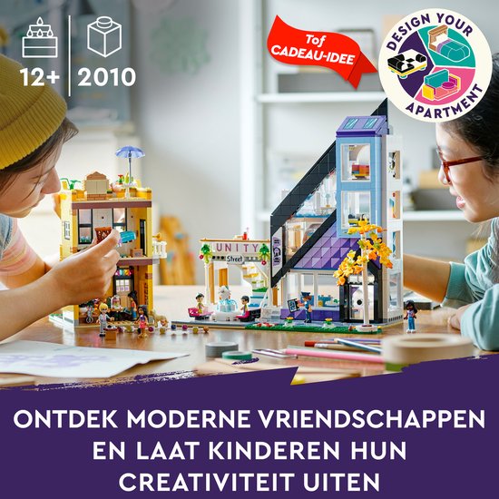 LEGO 41732 Friends Bloemen- en decoratiewinkel in de stad, Bouwspeelgoed voor Kinderen