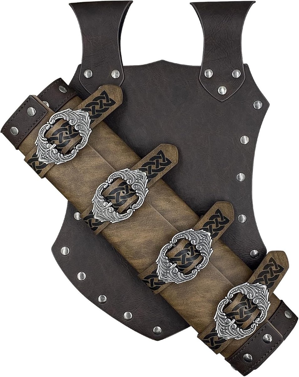 Vintage Zwaard Holster van Kunstleer, Middeleeuwse Dagger Houder voor Ridders en Viking Mercenaries, Ideaal voor Cosplay en Theaterspelen