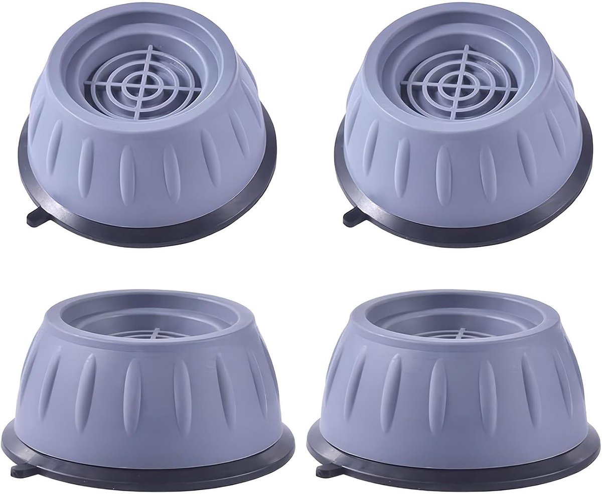 Anti-vibratie voeten voor wasmachines - Universele, niet-slip rubberen voeten ter bescherming en verlenging van de levensduur van uw wasmachine