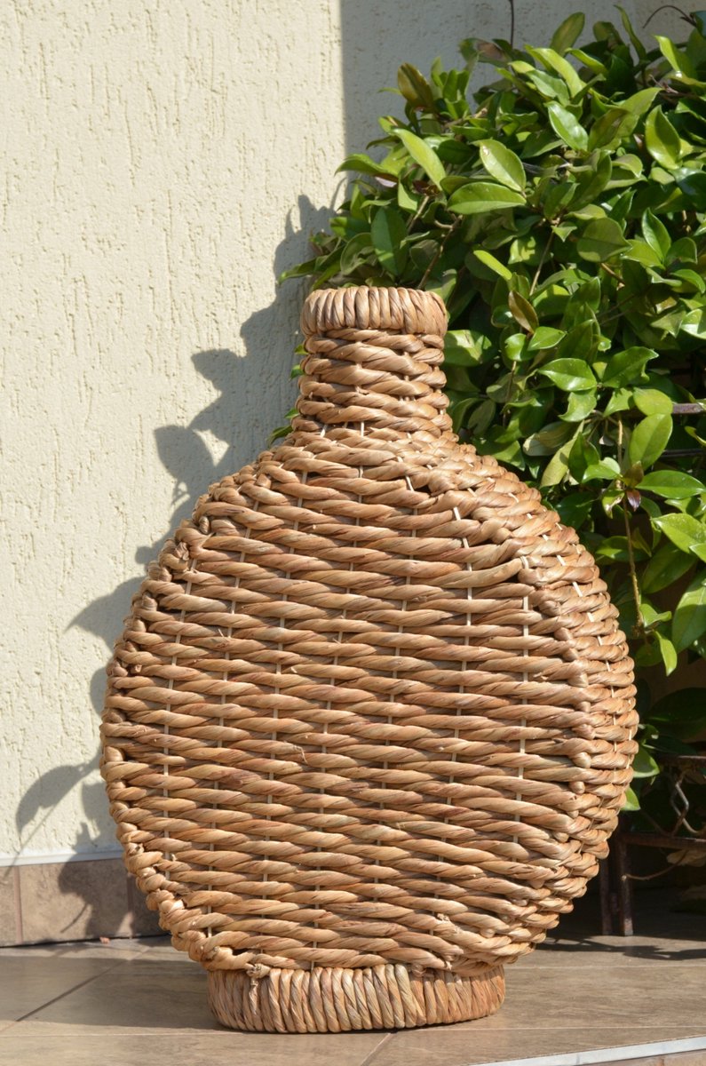 Foglers Vaas Hyacint 61cm - Handgeweven Natuurlijke Decoratie