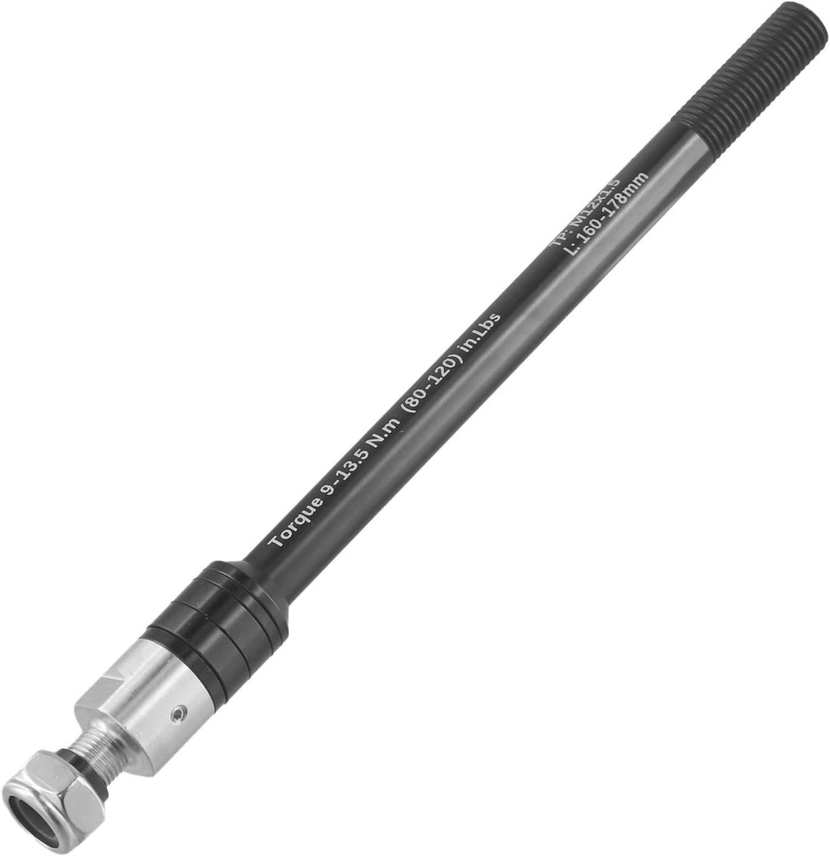 Fietskar koppeling - Zwart - P1.5 - CNC Gefreesde Aluminiumlegering Fiets Steekasadapter - Voor Fietskarren