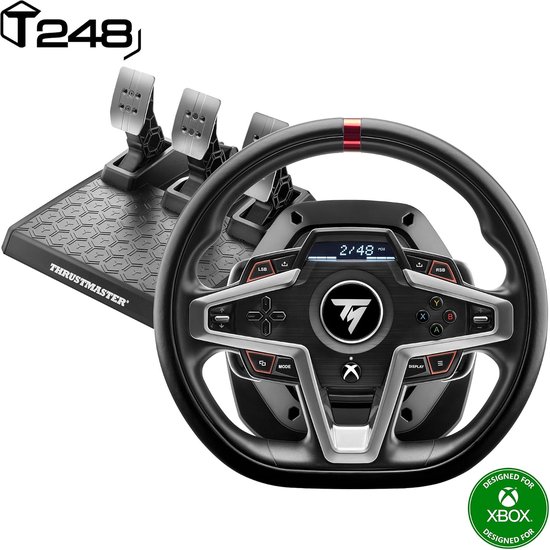 Racestuur - Race Wiel Gaming - Sim Racing - Dynamische Force Feedback - 45.5 x 36 x 31 cm - Zwart — afbeelding 5