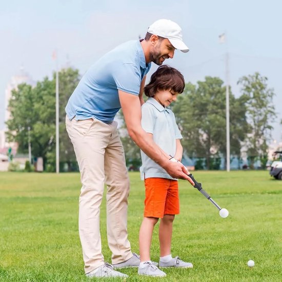 Intrekbare golftrainingshulp voor het verbeteren van swingtechniek, bal-slaghouding en grip, geschikt voor binnen en buiten gebruik — afbeelding 4