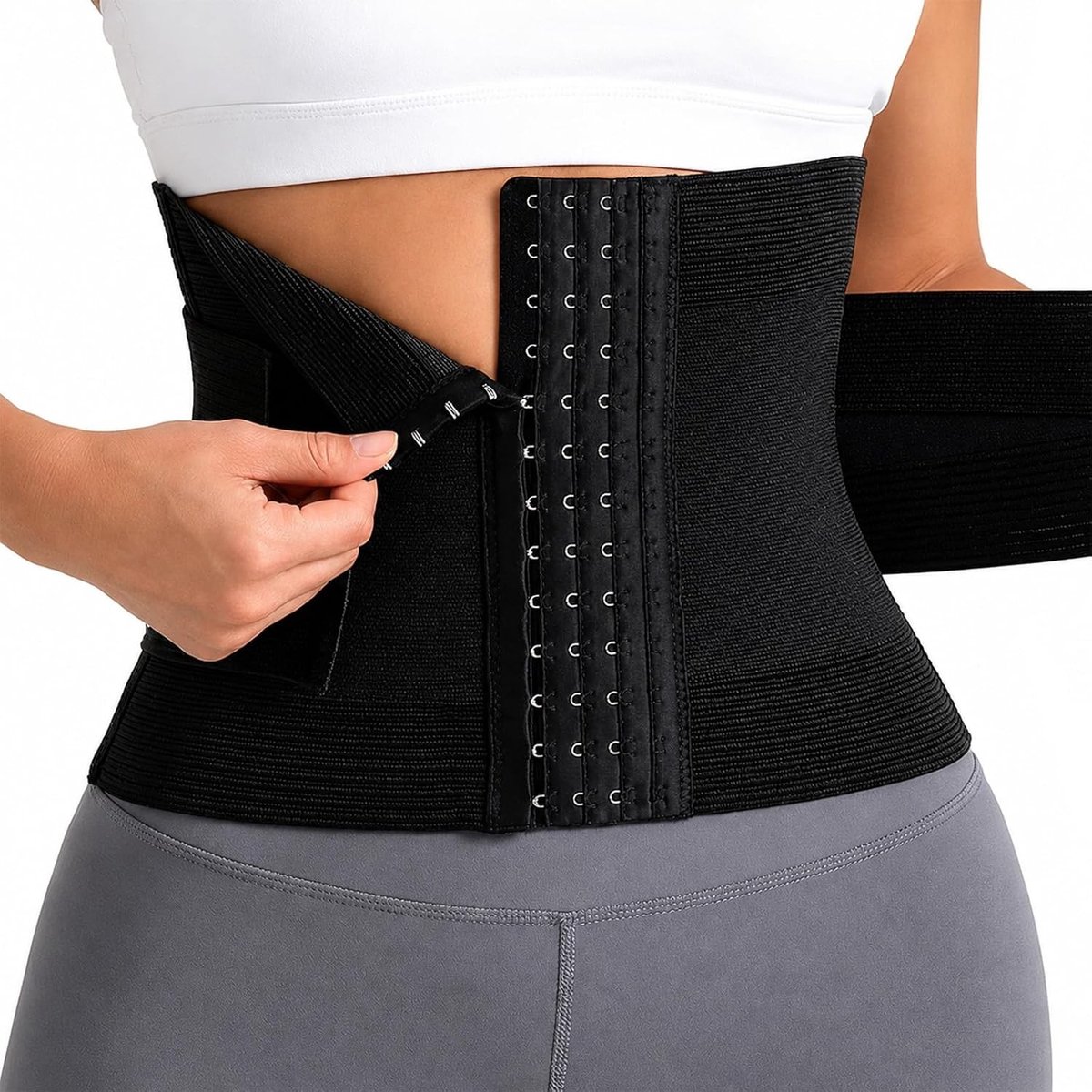 Verstelbare Taille Trainer voor Vrouwen - Ondersteuning voor de Buikspieren en Postpartum Herstel met Geheugenschuim en Comfortabel Ontwerp voor Fitness Training