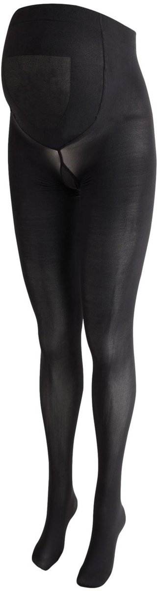 Next Dames - 3D 40-draadse ondoorzichtige zwangerschapspanty - Zwart Black