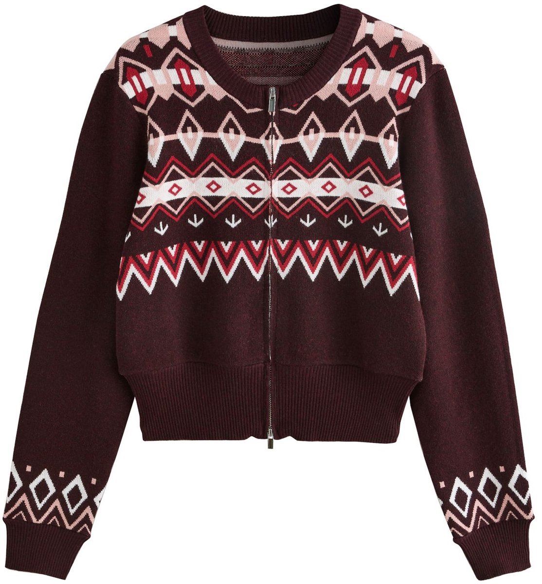 Next - Dames - Warm vest met rits - Rood