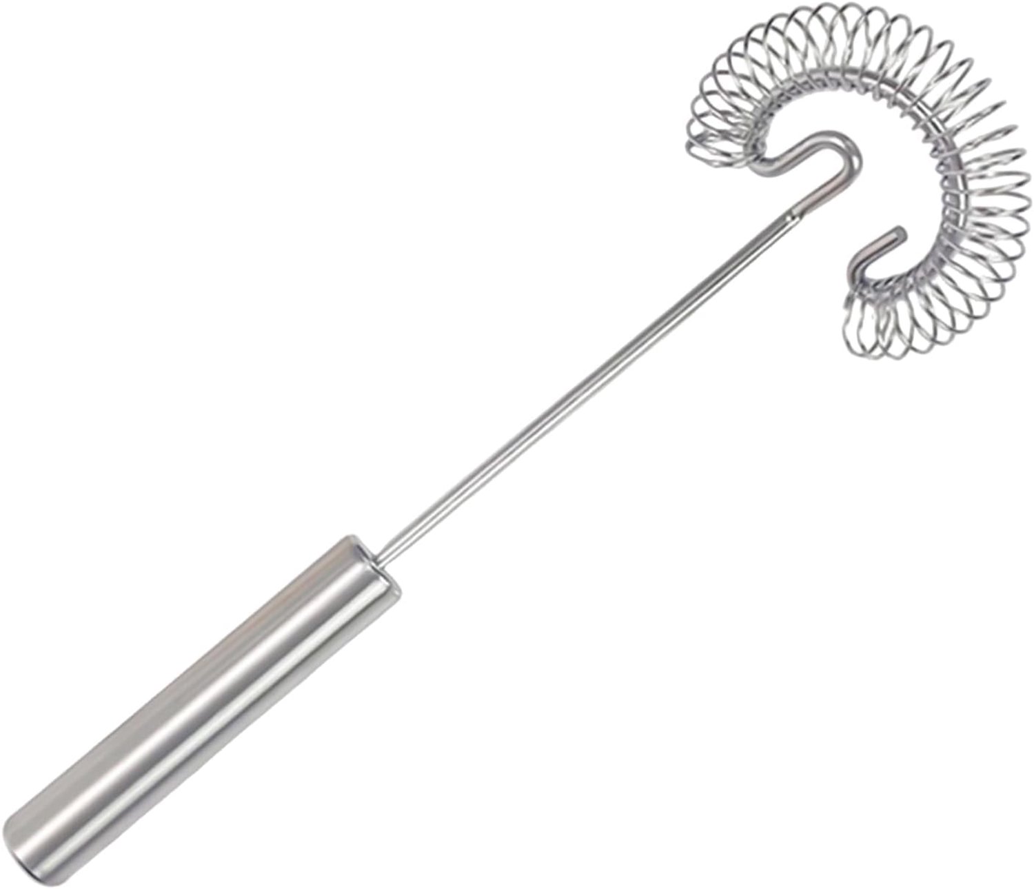 Spiraalgarde voor de keuken - 27 cm efficiënt mengen en kloppen | Sauzen graves & batters | Roestvrij stalen handgarde, koken, bakken en buitengebruik | Gemakkelijk schoon te maken