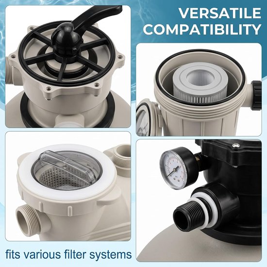 6 stuks spinnenafdichtingen voor Hayward Vari-FLO XL, filterafdichting, zandfilterafdichting, compatibel met SP0710, SP0711, SP0712, SPX0710XD, reparatie- en herbouwset — afbeelding 2
