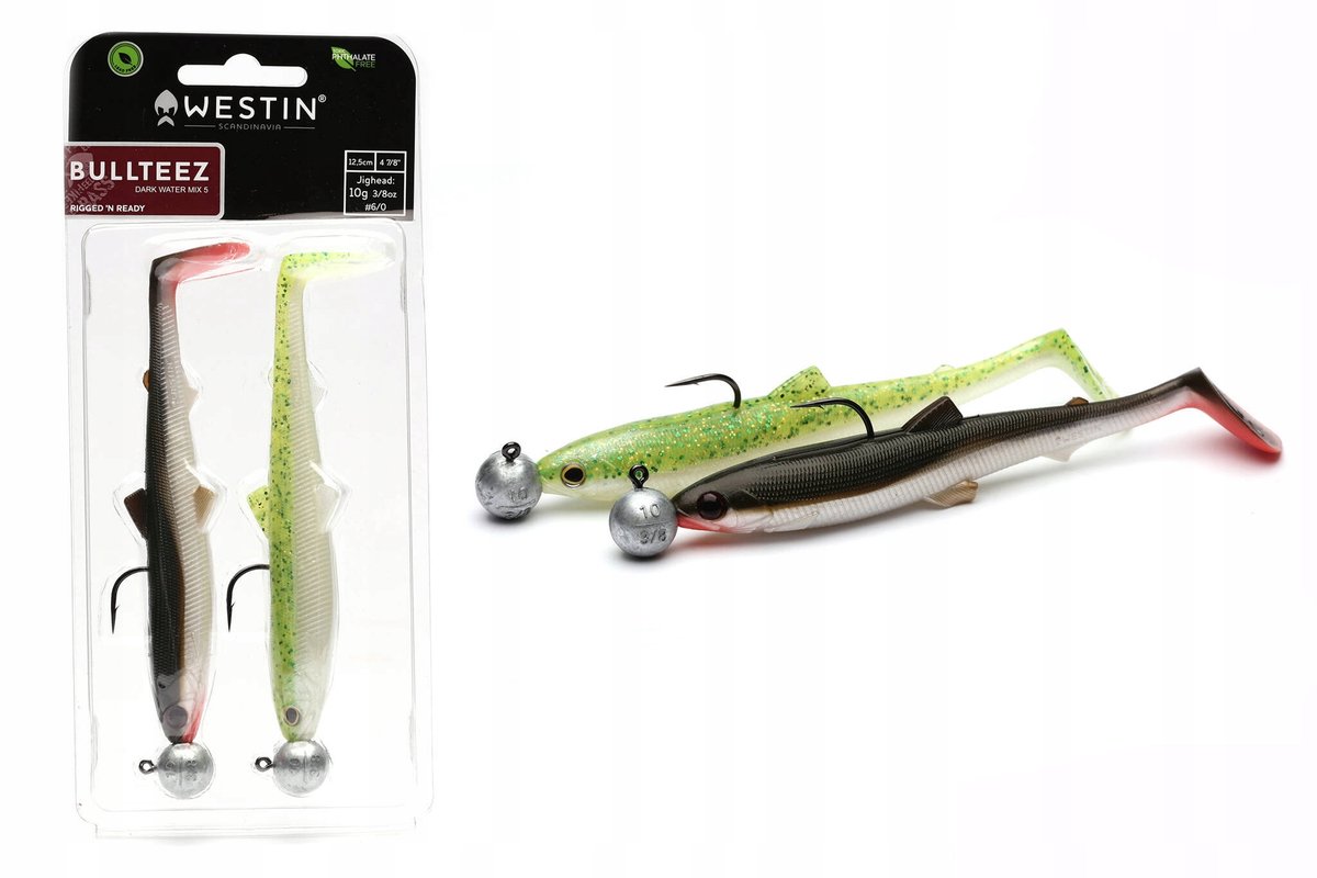Westin BullTeez R'N R 12.5cm Gummi - Dark Water Mix 5